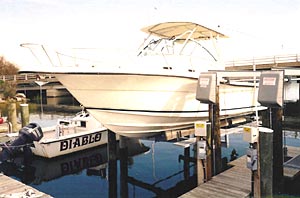 Overhead Beam Boat Lifts